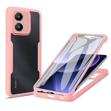 Hibridna Full Body maskica Techsuit "ColorVerse 360" za Xiaomi Redmi 13C 5G - pink