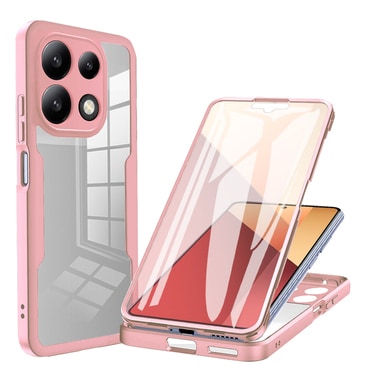 Hibridna Full Body maskica Techsuit "ColorVerse 360" za Xiaomi Redmi Note 13 4G - pink