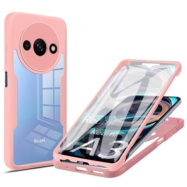 Hibridna Full Body maskica Techsuit "ColorVerse 360" za Xiaomi Redmi A3 - pink