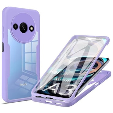 Hibridna Full Body maskica Techsuit "ColorVerse 360" za Xiaomi Redmi A3 - purple