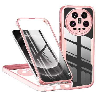 Hibridna Full Body maskica Techsuit "ColorVerse 360" za Xiaomi 14 Ultra - pink