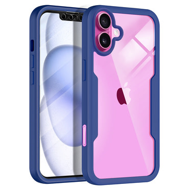 Hibridna Full Body maskica Techsuit "ColorVerse 360" za iPhone 16 Plus - blue
