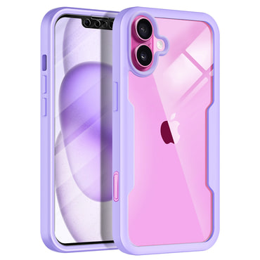 Hibridna Full Body maskica Techsuit "ColorVerse 360" za iPhone 16 Plus - purple