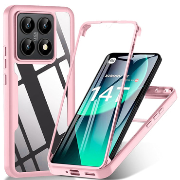 Hibridna Full Body maskica Techsuit "ColorVerse 360" za Xiaomi 14T - pink