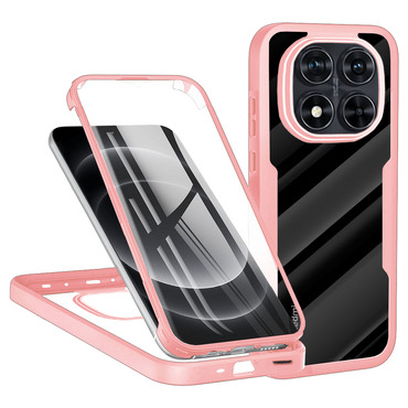 Hibridna Full Body maskica Techsuit "ColorVerse 360" za Xiaomi Redmi Note 14 Pro Plus 5G / Redmi Note 14 Pro 5G / Poco X7 - pink