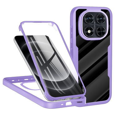 Hibridna Full Body maskica Techsuit "ColorVerse 360" za Xiaomi Redmi Note 14 Pro Plus 5G / Redmi Note 14 Pro 5G / Poco X7 - purple