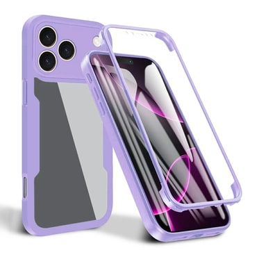 Hibridna Full Body maskica Techsuit "ColorVerse 360" za iPhone 17 Pro - purple