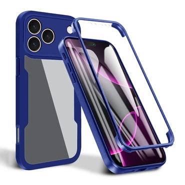 Hibridna Full Body maskica Techsuit "ColorVerse 360" za iPhone 17 Pro Max - blue