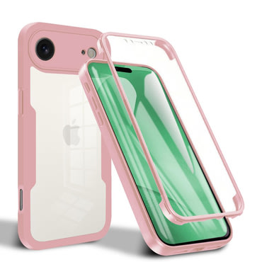 Hibridna Full Body maskica Techsuit "ColorVerse 360" za iPhone Air - pink