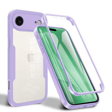 Hibridna Full Body maskica Techsuit "ColorVerse 360" za iPhone Air - purple
