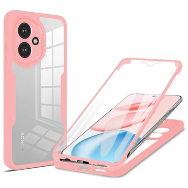 Hibridna Full Body maskica Techsuit "ColorVerse 360" za Honor 400 - pink