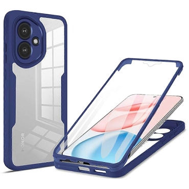 Hibridna Full Body maskica Techsuit "ColorVerse 360" za Honor 400 - blue