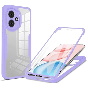 Hibridna Full Body maskica Techsuit "ColorVerse 360" za Honor 400 - purple