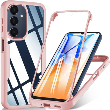 Hibridna Full Body maskica Techsuit "ColorVerse 360" za Samsung Galaxy A16 4G / A16 5G / A17 4G / A17 5G - pink