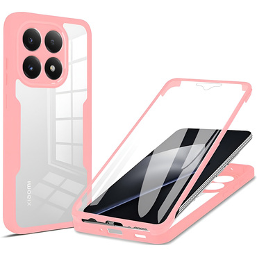 Hibridna Full Body maskica Techsuit "ColorVerse 360" za Xiaomi 15T - pink
