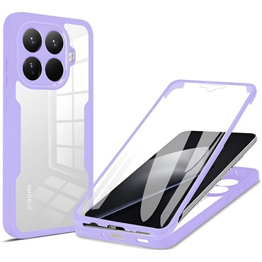 Hibridna Full Body maskica Techsuit "ColorVerse 360" za Xiaomi 15T Pro - purple
