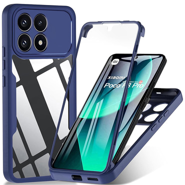 Hibridna Full Body maskica Techsuit "ColorVerse 360" za Xiaomi Poco F8 Pro - blue