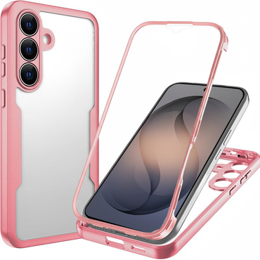 Hibridna Full Body maskica Techsuit "ColorVerse 360" za Samsung Galaxy S26 - pink