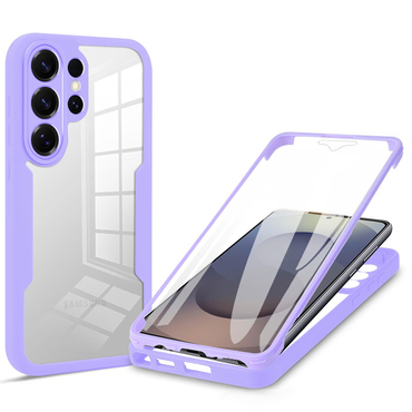Hibridna Full Body maskica Techsuit "ColorVerse 360" za Samsung Galaxy S26 Ultra - purple