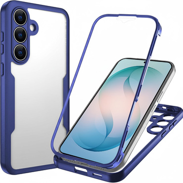Hibridna Full Body maskica Techsuit "ColorVerse 360" za Samsung Galaxy S26 Plus - blue