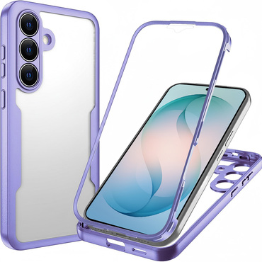 Hibridna Full Body maskica Techsuit "ColorVerse 360" za Samsung Galaxy S26 Plus - purple