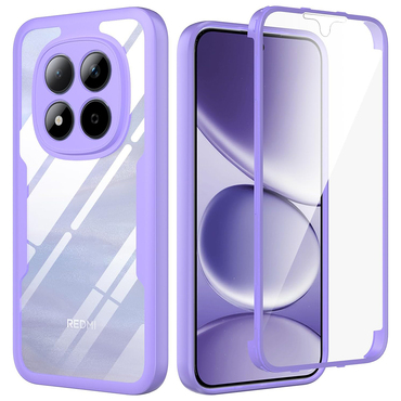 Hibridna Full Body maskica Techsuit "ColorVerse 360" za Xiaomi Redmi Note 15 Pro 5G - purple