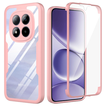 Hibridna Full Body maskica Techsuit "ColorVerse 360" za Xiaomi Redmi Note 15 Pro Plus 5G / Poco M8 Pro - pink