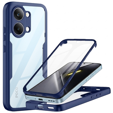 Hibridna Full Body maskica Techsuit "ColorVerse 360" za Xiaomi Poco X8 Pro Max - blue