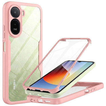 Hibridna Full Body maskica Techsuit "ColorVerse 360" za Xiaomi Redmi A7 Pro - pink