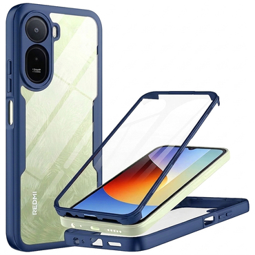 Hibridna Full Body maskica Techsuit "ColorVerse 360" za Xiaomi Redmi A7 Pro - blue