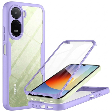 Hibridna Full Body maskica Techsuit "ColorVerse 360" za Xiaomi Redmi A7 Pro - purple