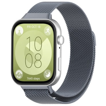 Metalna narukvica Techsuit "W009" za Huawei Watch Fit 3 / Fit 4 / Fit 4 Pro / Fit 5 / Fit 5 Pro - plava