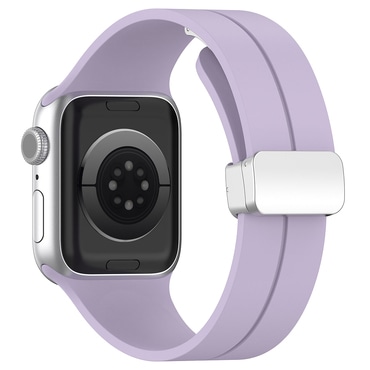 Silikonski remen Techsuit "W011" za Apple Watch (42 / 44 / 45 / 46 / 49mm) - ljubičast