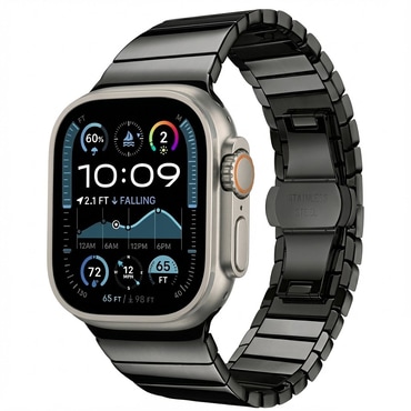 Metalni remen Techsuit "W012" za Apple Watch (42 / 44 / 45 / 46 / 49mm) - crni