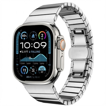 Metalni remen Techsuit "W012" za Apple Watch (42 / 44 / 45 / 46 / 49mm) - srebrna