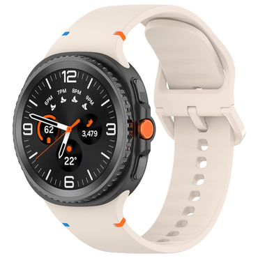 Silikonski remen Techsuit "W079" za Samsung Galaxy Watch8 40mm / Watch8 44mm / Watch8 Classic 46mm - bež