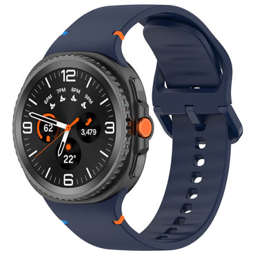 Silikonski remen Techsuit "W079" za Samsung Galaxy Watch8 40mm / Watch8 44mm / Watch8 Classic 46mm - plav