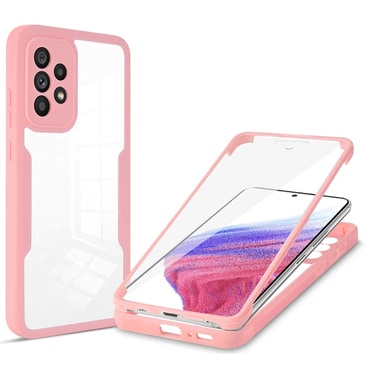 Hibridna Full Body maskica Techsuit "ColorVerse 360" za Samsung Galaxy A53 5G - pink