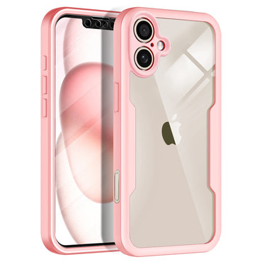 Hibridna Full Body maskica Techsuit "ColorVerse 360" za iPhone 17 - pink