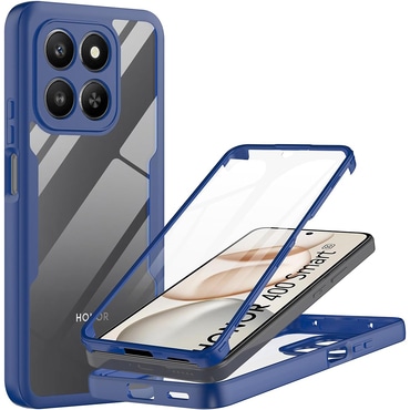 Hibridna Full Body maskica Techsuit "ColorVerse 360" za Honor 400 Smart / X7d - blue