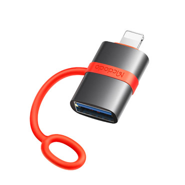 USB-A na Lightning OTG adapter Mcdodo "OT-2600", 480Mbps - gray