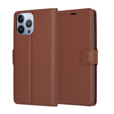 Torbica Techsuit "Leather Folio" za iPhone 13 Pro Max - smeđ