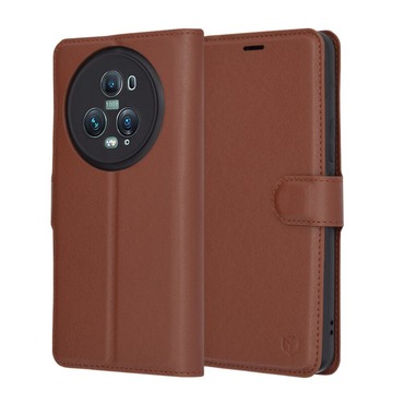 Torbica Techsuit "Leather Folio" za Honor Magic5 Pro - smeđ