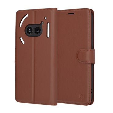 Torbica Techsuit "Leather Folio" za Nothing Phone (2a) / (2a) Plus - smeđ