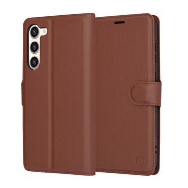 Torbica Techsuit "Leather Folio" za Samsung Galaxy S23 Plus - smeđ