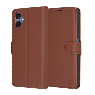 Torbica Techsuit "Leather Folio" za Samsung Galaxy A06 - smeđ