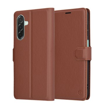 Torbica Techsuit "Leather Folio" za Samsung Galaxy A26 - smeđ
