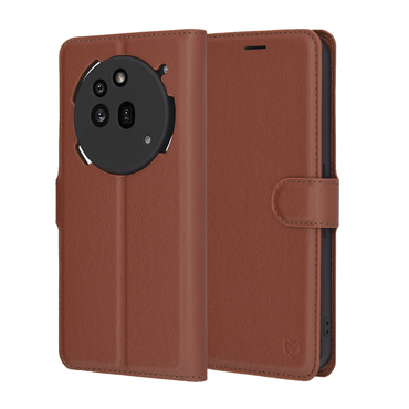 Torbica Techsuit "Leather Folio" za Nothing Phone (3a) Pro - smeđ