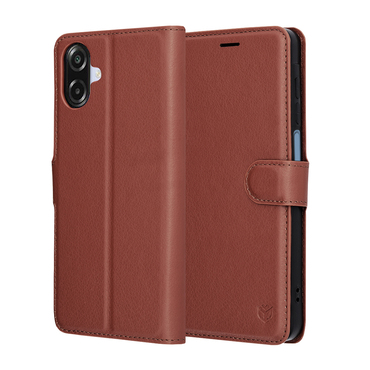 Torbica Techsuit "Leather Folio" za Samsung Galaxy A07 4G - smeđ