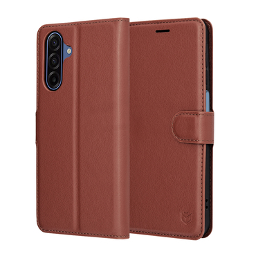 Torbica Techsuit "Leather Folio" za Samsung Galaxy A17 4G / A17 5G - smeđ